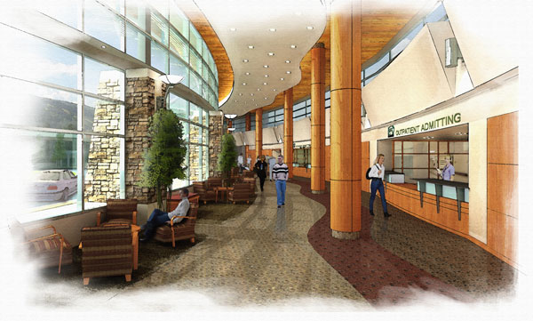 Aspen lobby rendition